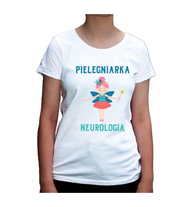 Koszulka Pielęgniarka Neurologia z wróżką