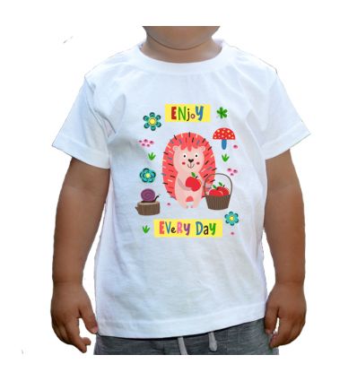 Koszulka z czerwonym jeżem