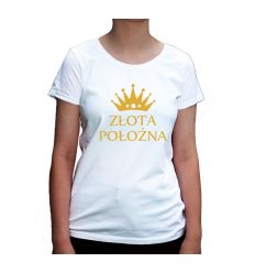 Koszulka Pielęgniarki Złota położna