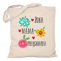 Torba płócienna Mama, Żona, Pielęgniarka