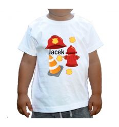 Koszulka strażaka z imieniem