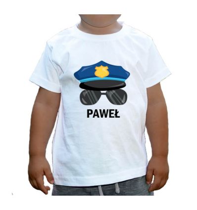 Koszulka Policjant z imieniem dziecka