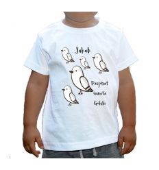 Koszulka Pasjonat gołębi z imieniem