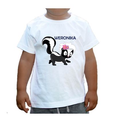 Koszulka z imieniem Uroczy Skunks