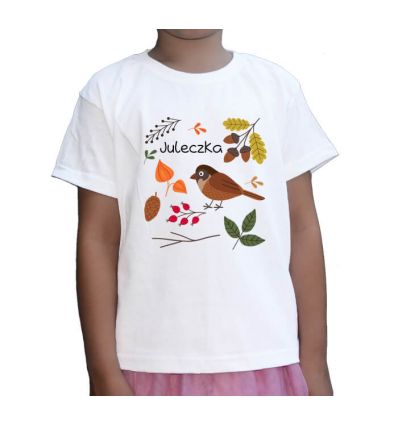 Koszulka wróbelek z imieniem