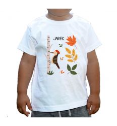 Koszulka dzięcioł z imieniem