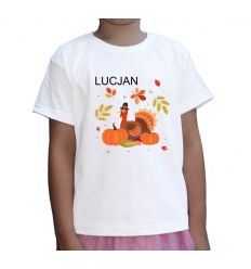 Indyk i dynie koszulka z imieniem
