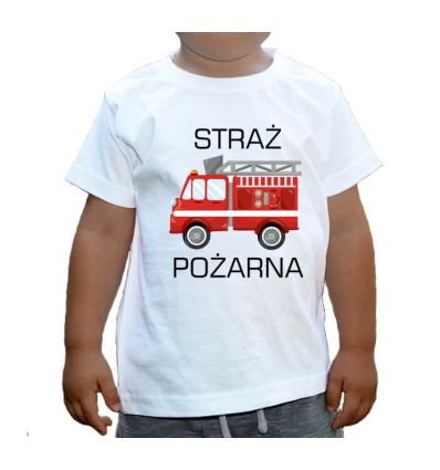 Wóz Straż Pożarna Koszulka strażacka