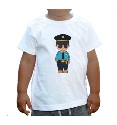 Koszulka dziecięca Policjant w okularach