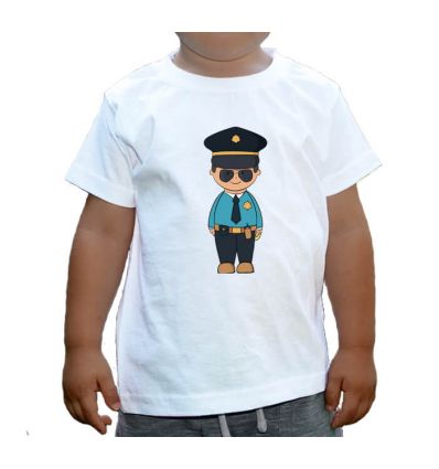 Koszulka dziecięca Policjant w okularach