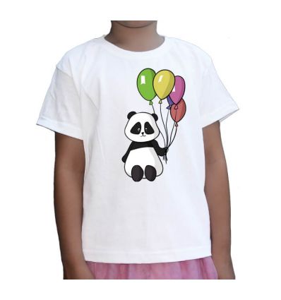 Koszulka dziecięca Panda z balonikami