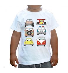 Koszulka samochody dla dzieci