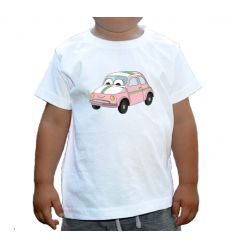 Koszulka dziecięca Różowe mini autko