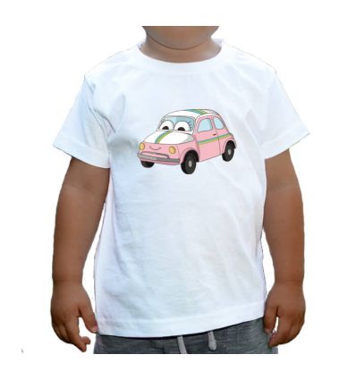 Koszulka dziecięca Różowe mini autko