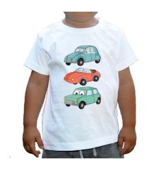 Koszulka trzy samochody dla dzieci