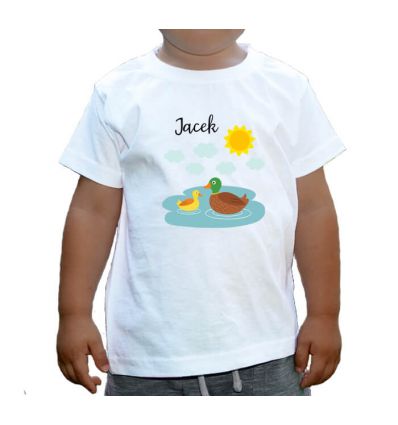 Koszulka Kaczki w stawie z imieniem