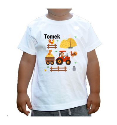 Koszulka Na wsi z imieniem