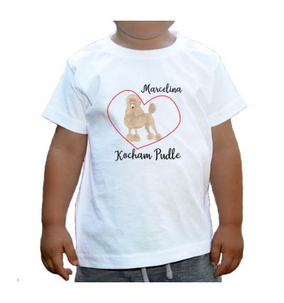 Koszulka Pudel z imieniem