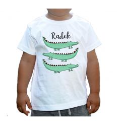 Koszulka z imieniem krokodyle