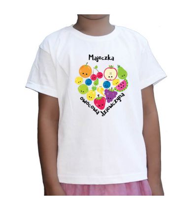 Koszulka dziecięca z imieniem Owocowe dziewczyny