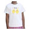 Koszulka dziecięca z imieniem dwa żółte kurczaczki