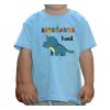 Koszulka Niebieski dinozaur z imieniem