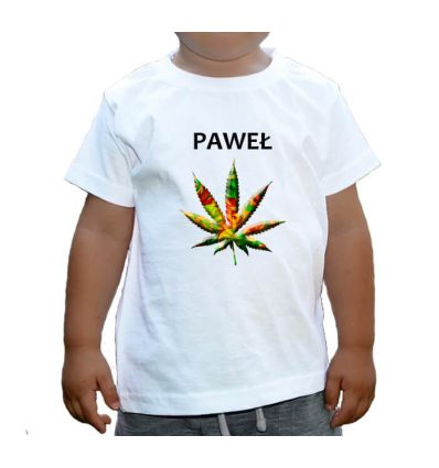 Koszulka z imieniem Liść Marihuany