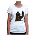 Koszulka damska z domkiem czarownicy