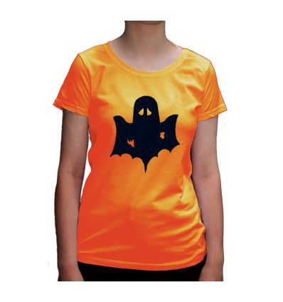 Pomarańczowa koszulka z duchem