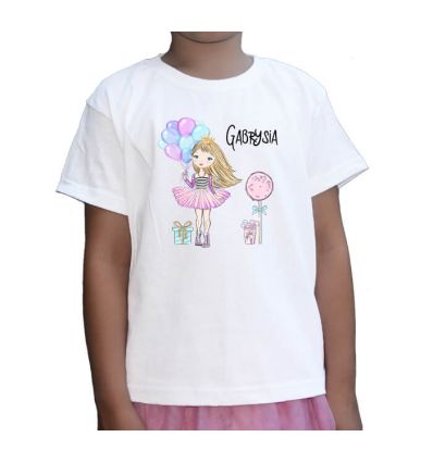 Koszulka z imieniem Panienka z balonami