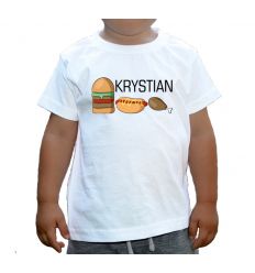 Koszulka Fast Food z imieniem