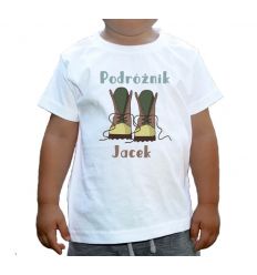 Koszulka imienna Podróżnik