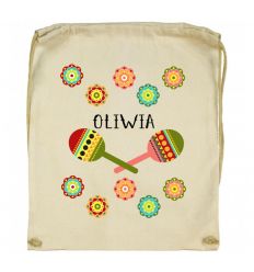Worek Meksykańskie marakasy z imieniem