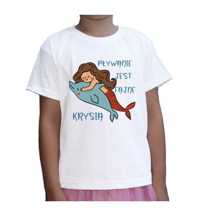 Koszulka pływacka z imieniem