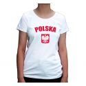 Koszulka damska Polska z orzełkiem