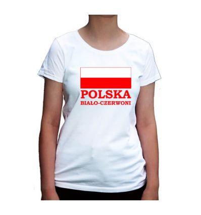 Koszulka patriotyczna Polska biało-czerwoni