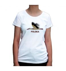 Koszulka patriotyczna z bocianem