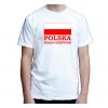 Koszulka męska Polska biało czerwoni