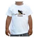 Koszulka z bocianem Polska