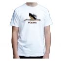 Patriotyczna koszulka z bocianem