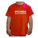 Koszulka dziecięca Polska biało czerwoni
