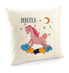 Poduszka z konikiem z imieniem poszewka
