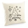 Świąteczna poduszka do kolorowania, poszewka