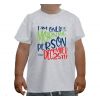 Koszulka I am only mornig person on December 25th