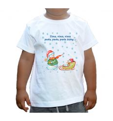 Koszulka świąteczna Pada Śnieg