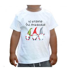 Koszulka świąteczna W krainie św. Mikołaja