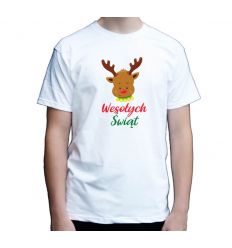 Koszulka świąteczna męska Wesołych Świąt