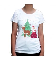 Koszulka świąteczna ze świętym Mikołajem