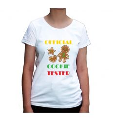 Koszulka świąteczna damska Official Cookie Tester