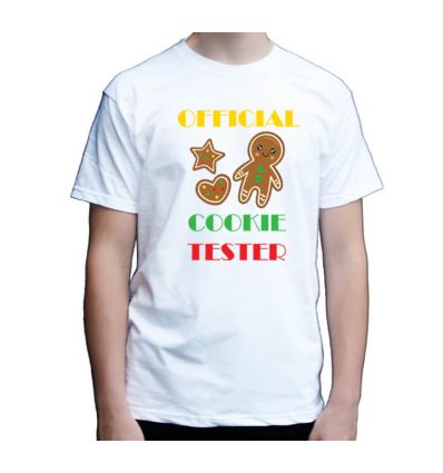 Koszulka świąteczna męska Official Cookie Tester